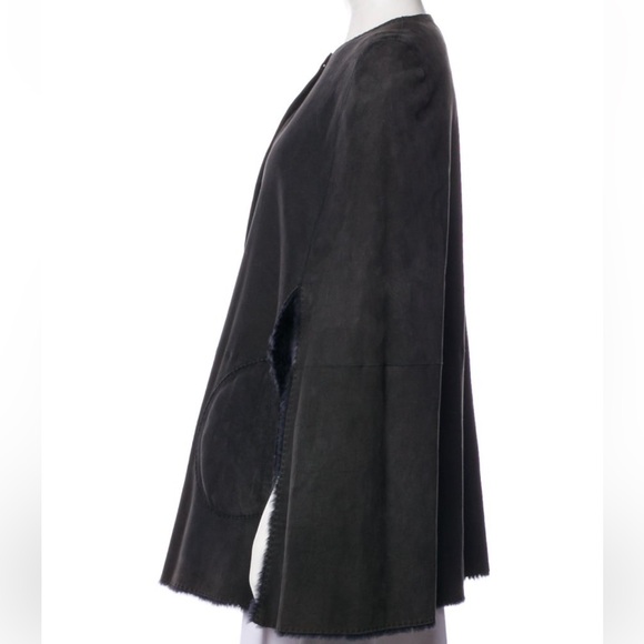 Loro Piana Shearling Cape - Picture 3 of 3